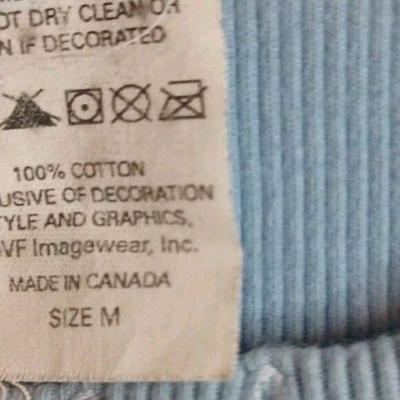 Harley Davidson Tank Top Womens M Light Blue Ribbed Stretch Embroidered Logo - Picture 4 of 8